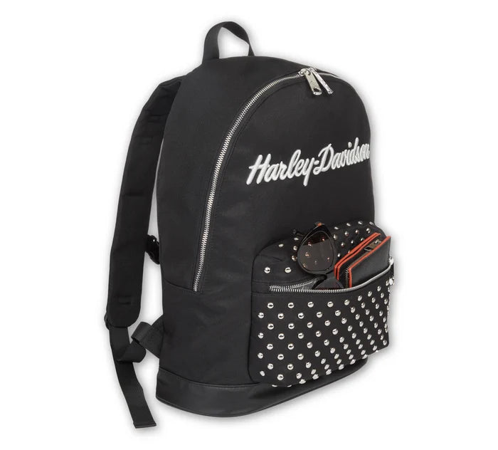 Harley-Davidson® Classic Backpack with Studs in Moonshadow