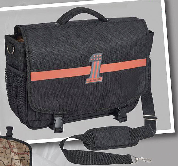 Harley-Davidson® #1 Rust Messenger Bag | Detachable Shoulder Strap