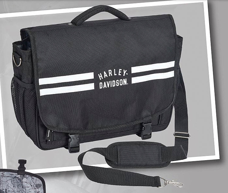 
                  
                    Harley-Davidson® Signature Messenger Bag | Detachable Shoulder Strap
                  
                