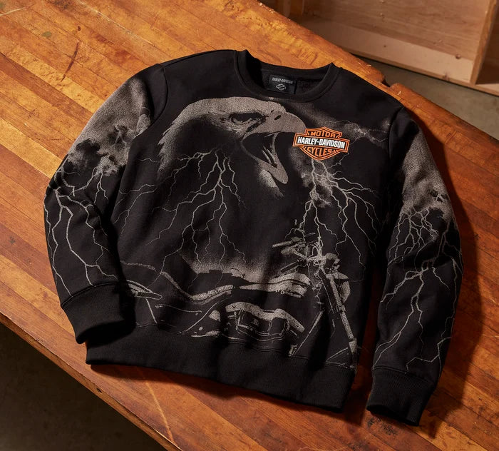 
                  
                    Harley-Davidson® Men's Eagle Rider Crewneck Sweatshirt - Black
                  
                