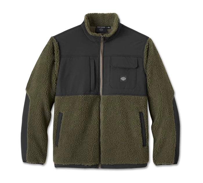 Harley-Davidson® Sherpa Full Zip Jacket | Green