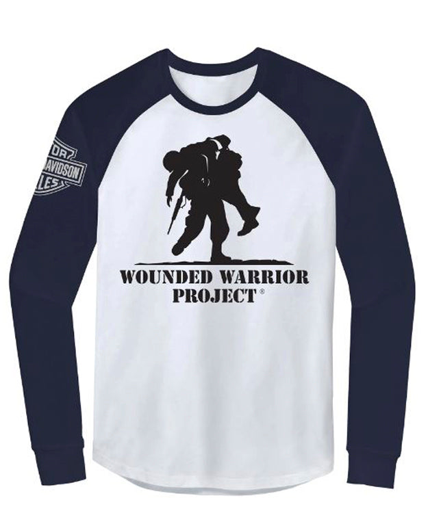 Harley-Davidson® Men's Wounded Warrior T-Shirt | Freedom Series | Long Sleeves