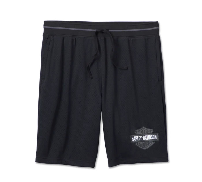 Harley-Davidson® Men's Boiling Point Mesh Shorts | Black