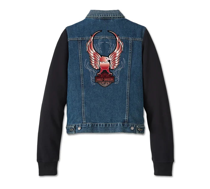 Men's Harley-Davidson Denim Jacket - Dark Indigo | Harley