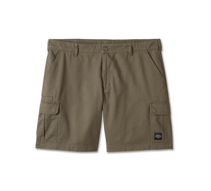 Harley-Davidson® Men's Milwaukee Cargo Short | Grape Leaf Green