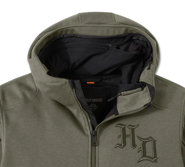 
                  
                    Harley-Davidson® Men's Deflector 2.0 Fleece Riding Jacket | Green
                  
                