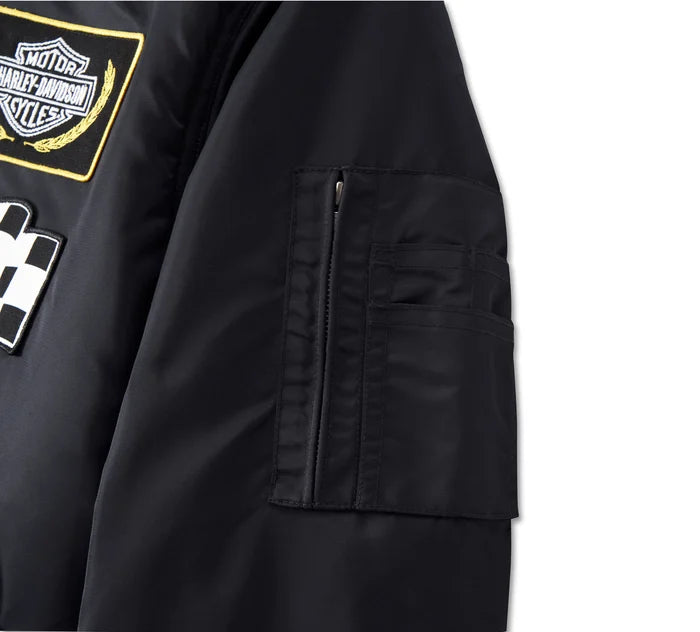 
                  
                    Harley-Davidson® Men's At the Crank Bomber Jacket
                  
                