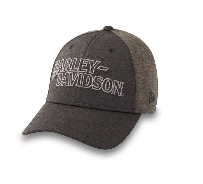 Harley-Davidson® Men's Drop H 39THIRTY® Shadowtech Stretch-Fit Cap Cap | Charcoal