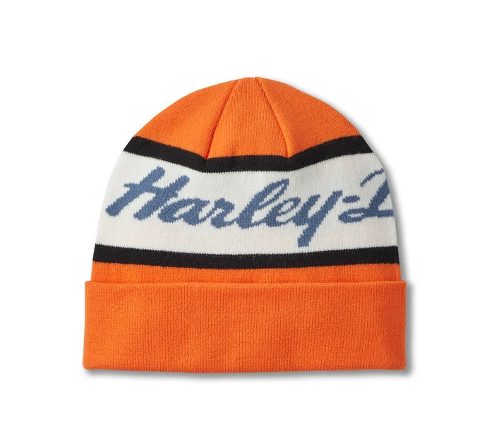 Harley-Davidson® Script Beanie | Orange