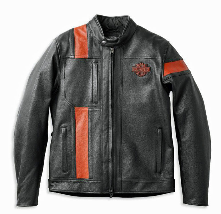 Harley-Davidson® Men's Hwy 100 Waterproof Leather Riding Jacket