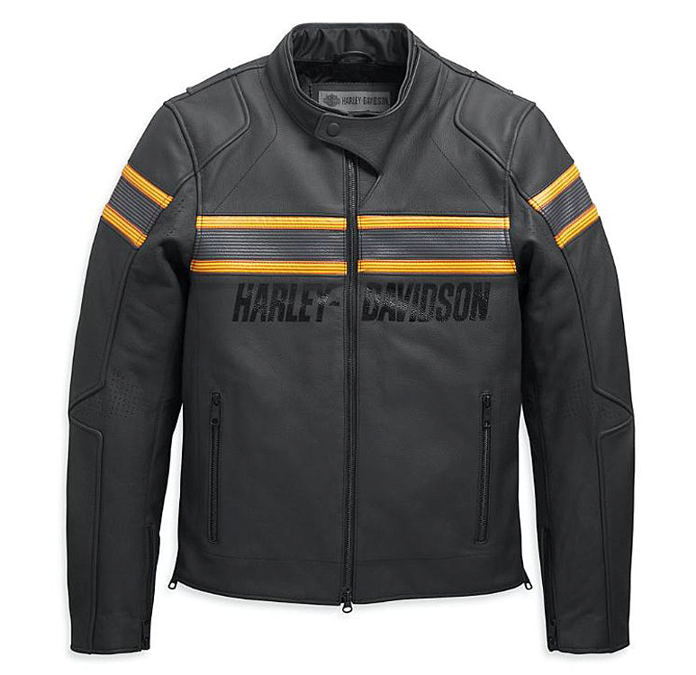 Harley-Davidson® Men's Sidari Leather Riding Jacket | Slim Fit
