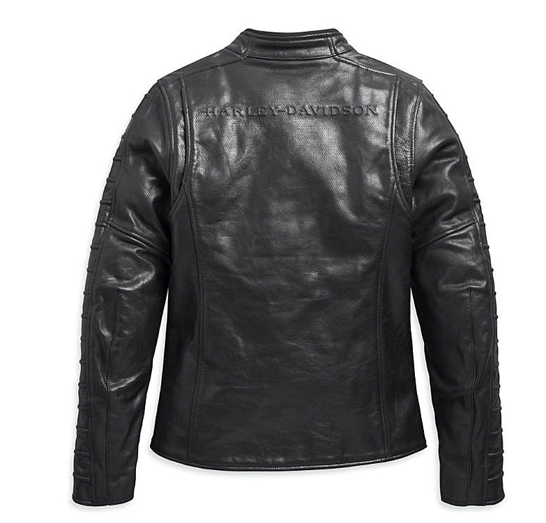 
                  
                    Harley-Davidson® Women's Ozello Perforated Leather Riding Jacket | CoolCore® Technology
                  
                
