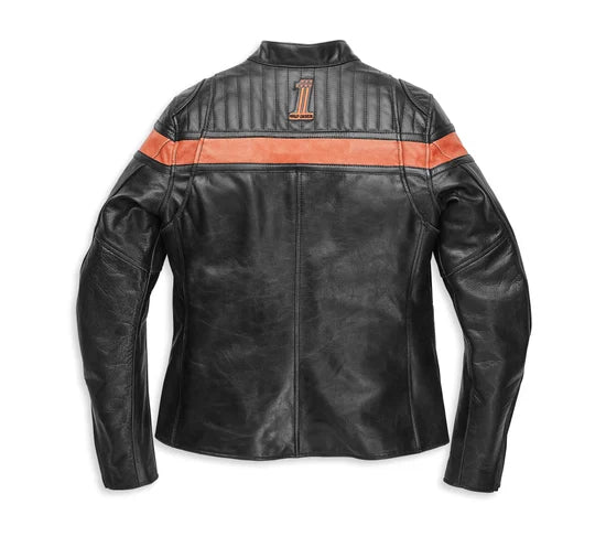 
                  
                    Harley-Davidson® Women's Victory Sweep Leather Riding Jacket
                  
                