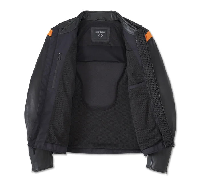 ジャケット・アウター HARLEY DAVIDSON LEATHER conchoTee size L Harley-Davidson® Men's Capitol Triple Vent System 2.0