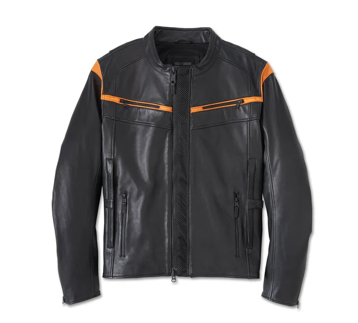 
                  
                    Harley-Davidson® Men's Capitol Triple Vent System 2.0 Leather Riding Jacket
                  
                