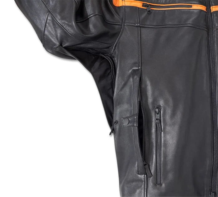 
                  
                    Harley-Davidson® Men's Capitol Triple Vent System 2.0 Leather Riding Jacket
                  
                