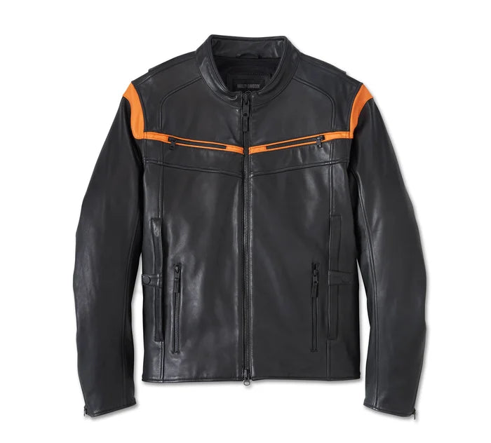 Harley-Davidson® Men's Capitol Triple Vent System 2.0 Leather Riding Jacket