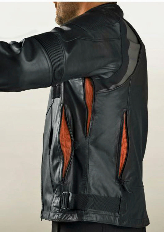 
                  
                    Harley-Davidson® Men's FXRG® Waterproof Leather Jacket | Triple Vent System™ | CoolCore® Technology
                  
                
