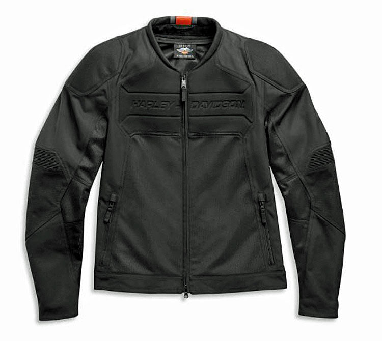 Harley-Davidson® Men's Brawler Mixed Media Riding Jacket | Mesh Air Flow Panels | Removable Windproof Liner