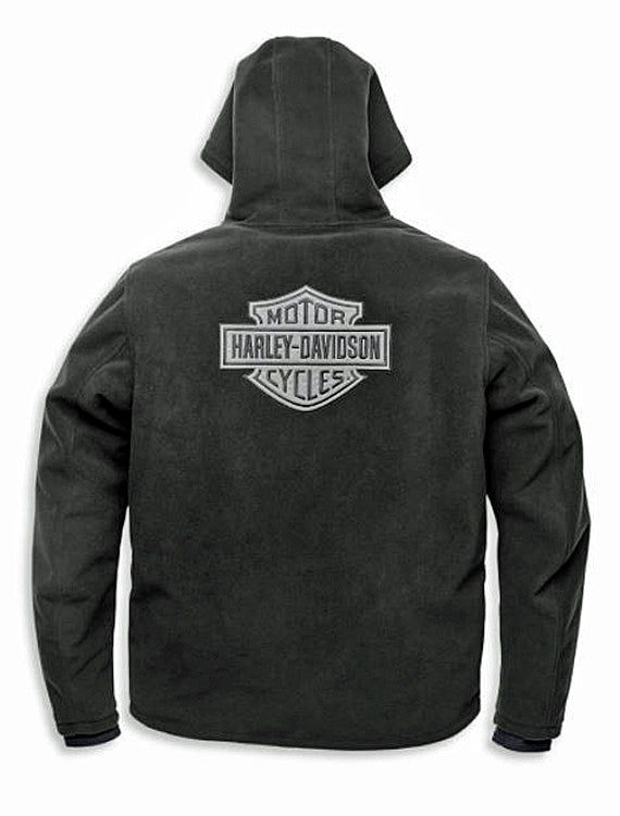 Harley davidson fleece hoodie hotsell