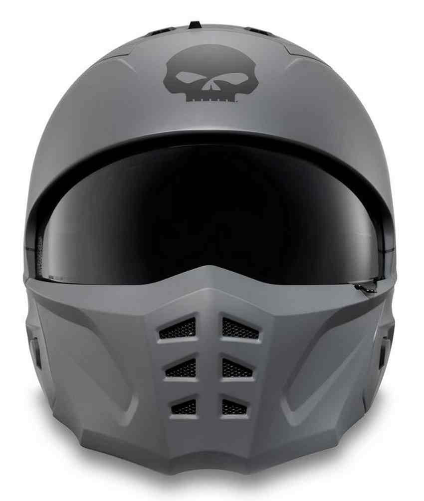 cool motorcycle helmets for harley riders Hot Leathers HLD1006 Black Out Eagle DOT Approved Skull Cap Half Helmet Bikers 1 Helmet with the face mask and rear comfort sleeve for full coverage Helmets House of Harley