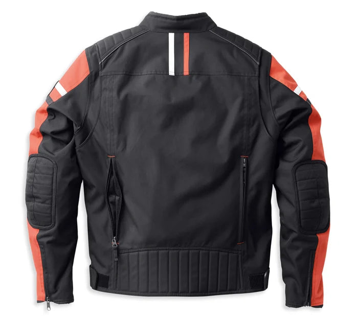
                  
                    Harley-Davidson® Men's Hazard Waterproof Textile Riding Jacket | Armor Pockets
                  
                