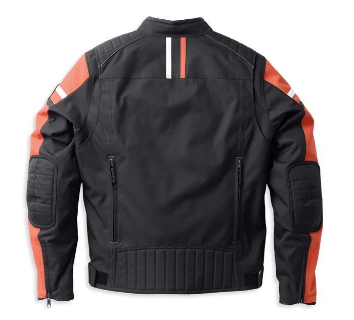 
                  
                    Harley-Davidson® Men's Hazard Waterproof Textile Riding Jacket | Armor Pockets
                  
                