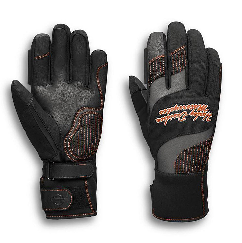 Harley-Davidson® Women's Waterproof Vanocker Under-Cuff Gauntlet Gloves | Touch-Screen Compatible