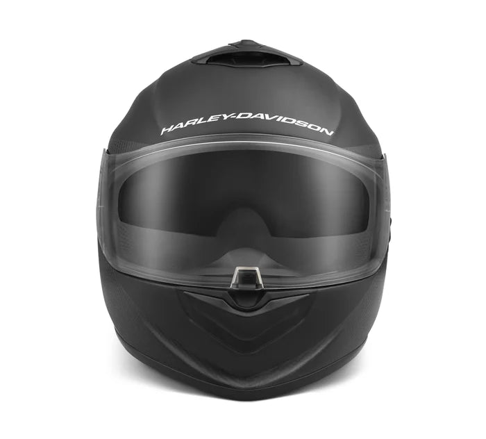 Harley-Davidson® Brawler Carbon Fiber X09 Full-Face Helmet with Sun Shield | Matte Black