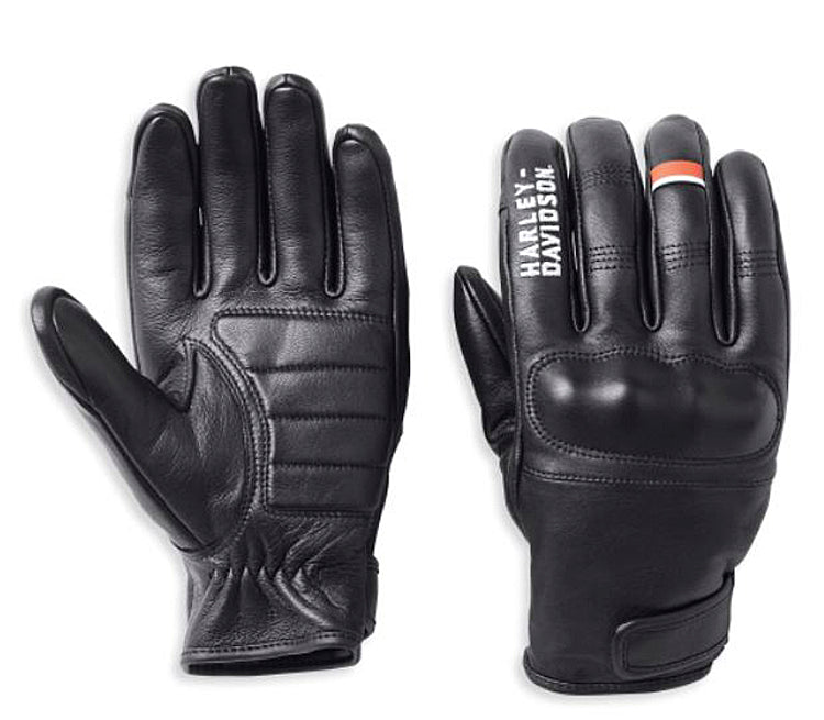 Harley-Davidson® Men's South Shore Leather Riding Gloves | Touch-Screen Compatible