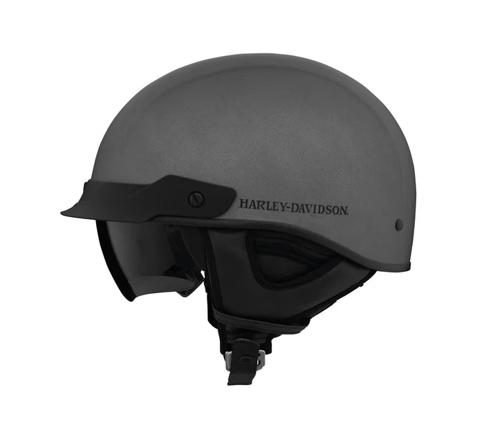 
                  
                    Harley-Davidson® Lucid Ultra-Light J03 1/2 Helmet with  Sun Shield | Matte Black Silver
                  
                