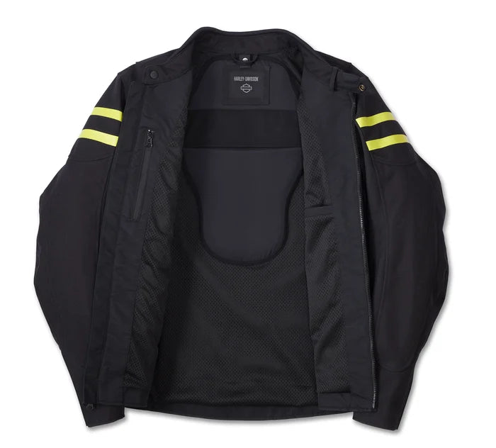 
                  
                    Harley-Davidson® Men's Ovation 3-in-1 Textile Riding Jacket | Black & Lime
                  
                