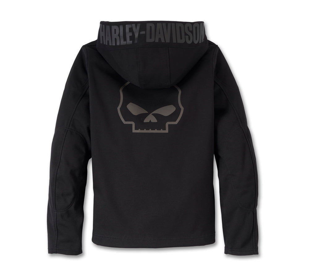 
                  
                    Harley-Davidson® Women's Willie G™ Deflector 2.0 Hooded Riding Fleece | Black
                  
                