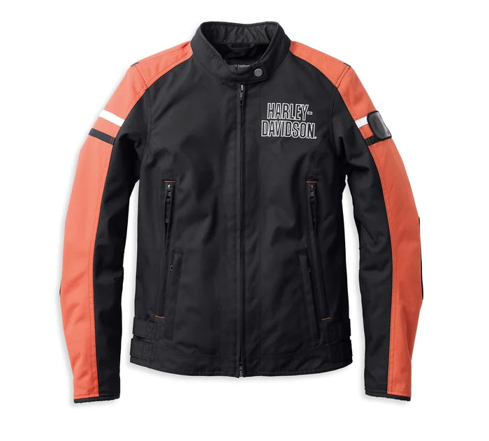 
                  
                    Harley-Davidson® Women's Hazard Waterproof Textile Riding Jacket | Armor Pockets
                  
                