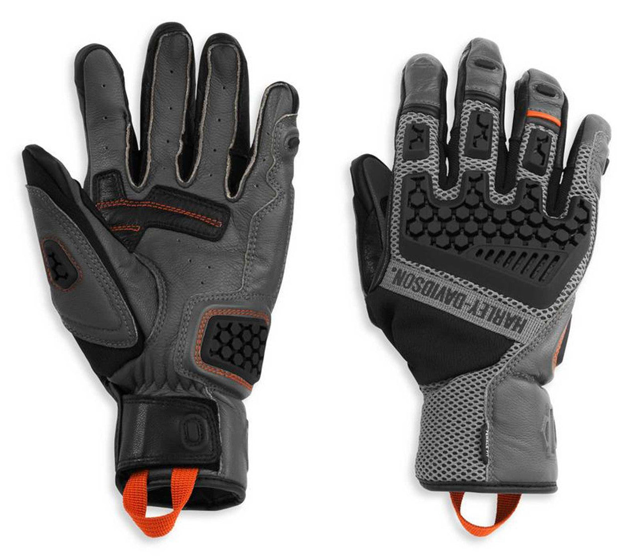 Harley-Davidson® Women's Grit Adventure Full-Finger Gloves - Black