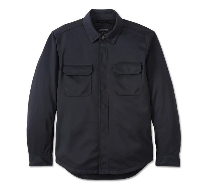 Harley-Davidson® Men's Operative Mesh Riding Shirt Jacket | Black