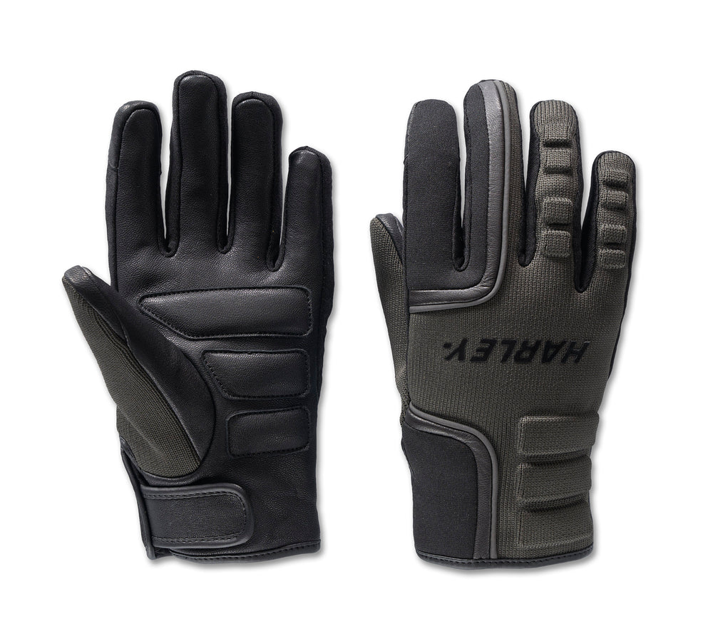 Harley-Davidson® Women's Waterproof Dyna Knit Mixed Media Gloves