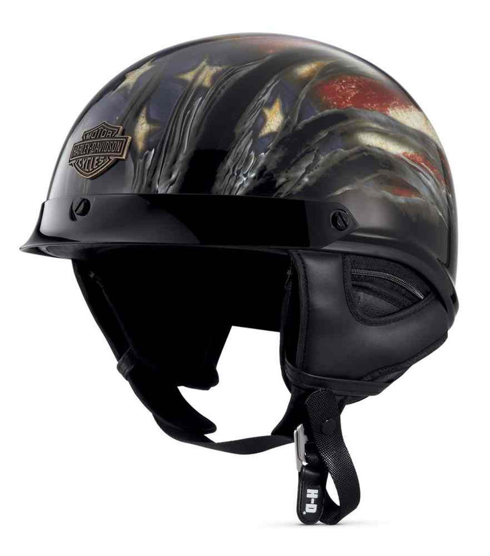 Harley-Davidson® Aura Ultra-Light J02 1/2 Helmet | Removable Visor