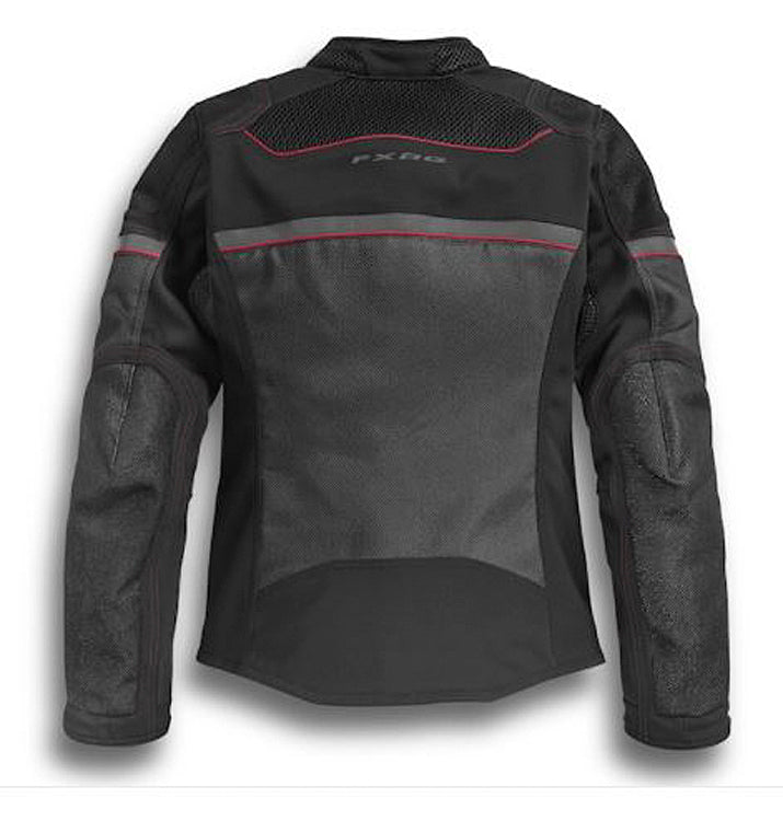 Harley Davidson Women's FXRG OEM 98520 Black Leather Motorcycle Biker  Jacket Size:s4-6 