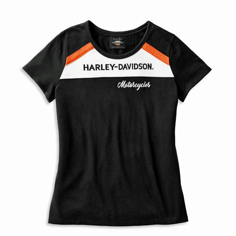 Harley-Davidson® Women's Accelerate Stripe Knit Top | Short