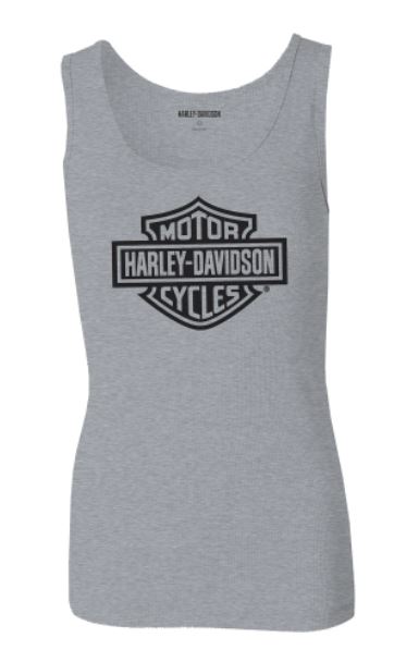 Harley-Davidson® Women's Ultra Classic Bar & Shield® Tank Top | Light Heather Grey