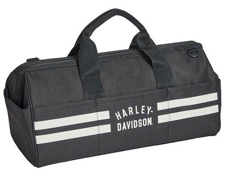 
                  
                    Harley-Davidson® Signature Accessory & Tool Bag | Detachable Strap
                  
                