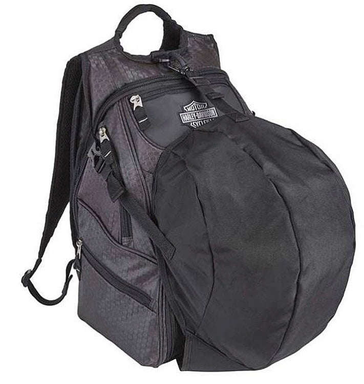 
                  
                    Harley-Davidson® Tough Terrain Backpack | Helmet Holder | Ripstop Honeycomb
                  
                