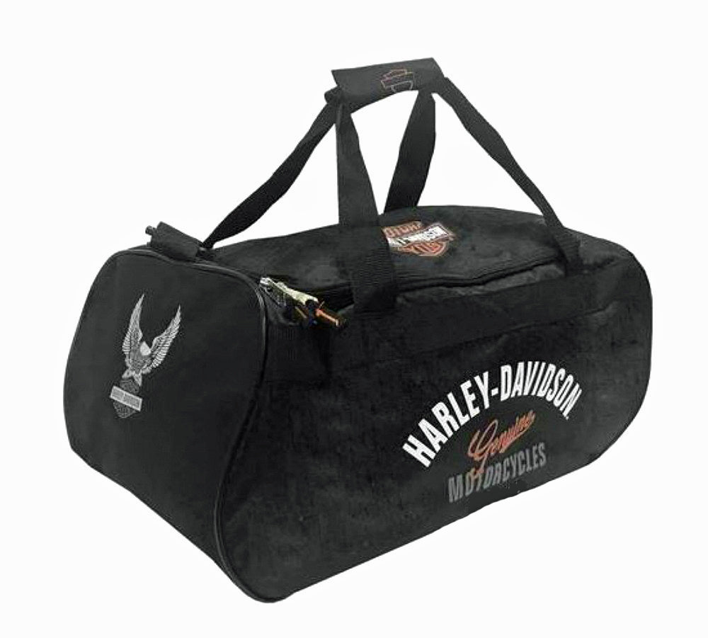 
                  
                    Harley-Davidson® Tail of the Dragon Black Duffel Bag | Water Resistant
                  
                