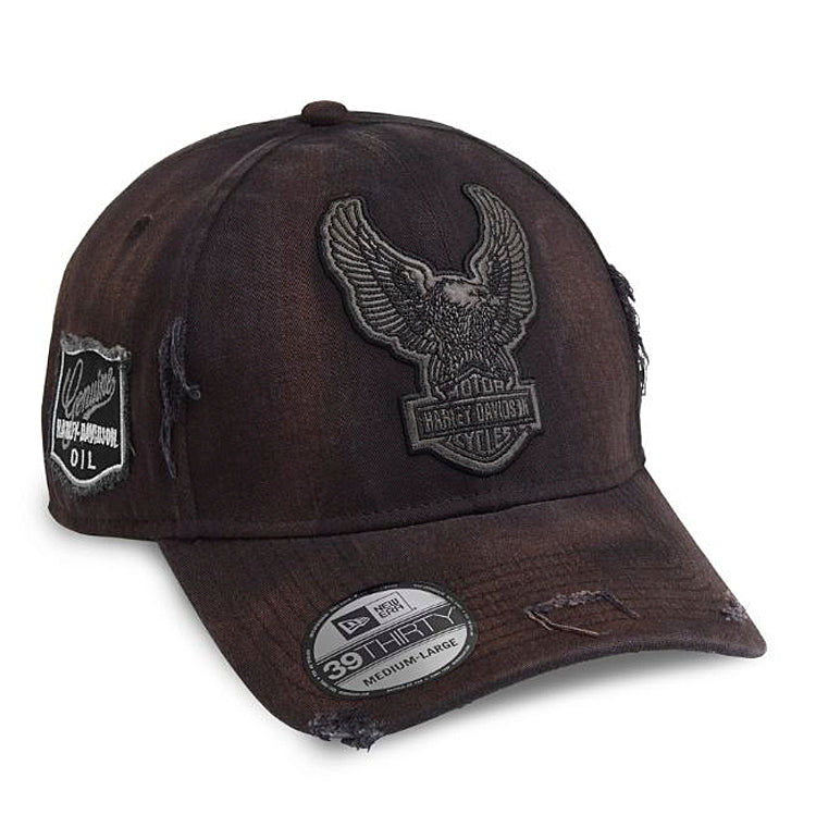 Harley-Davidson® Men's Upwinged Eagle Patch 39THIRTY® Baseball Cap | New Era®