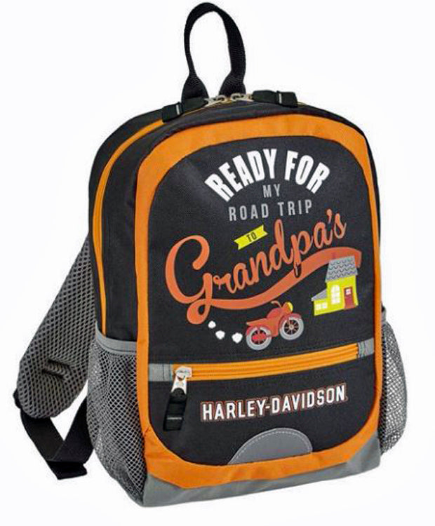 
                  
                    Harley-Davidson® Kids' Ready For My Road Trip To Grandpa's Mini Backpack
                  
                