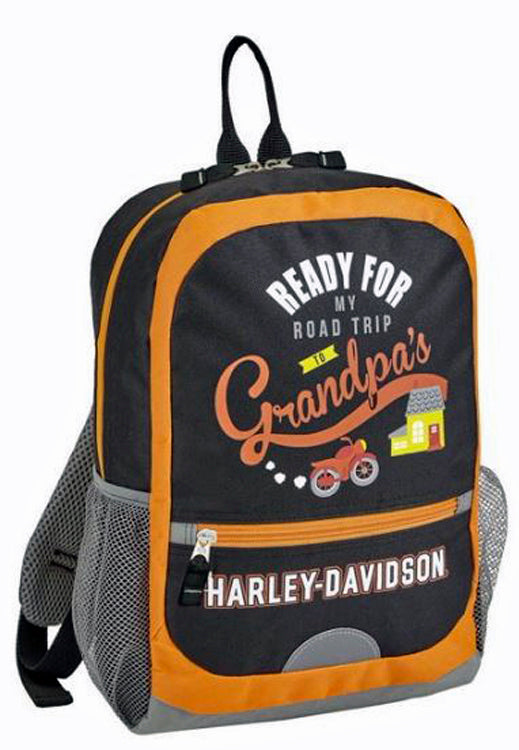 
                  
                    Harley-Davidson® Kids' Ready For My Road Trip To Grandpa's Backpack
                  
                