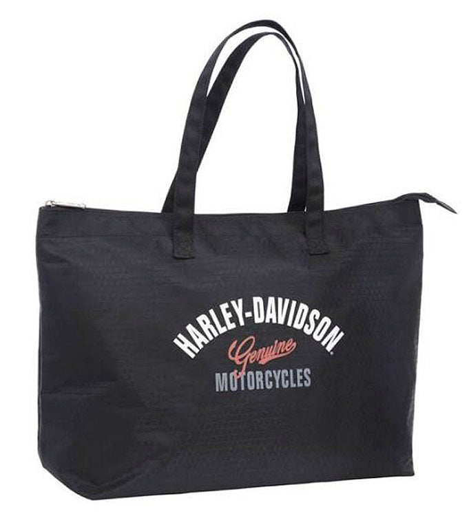 Harley-Davidson® Women's Signature Shopper Tote | Tail Of The Dragon Pattern