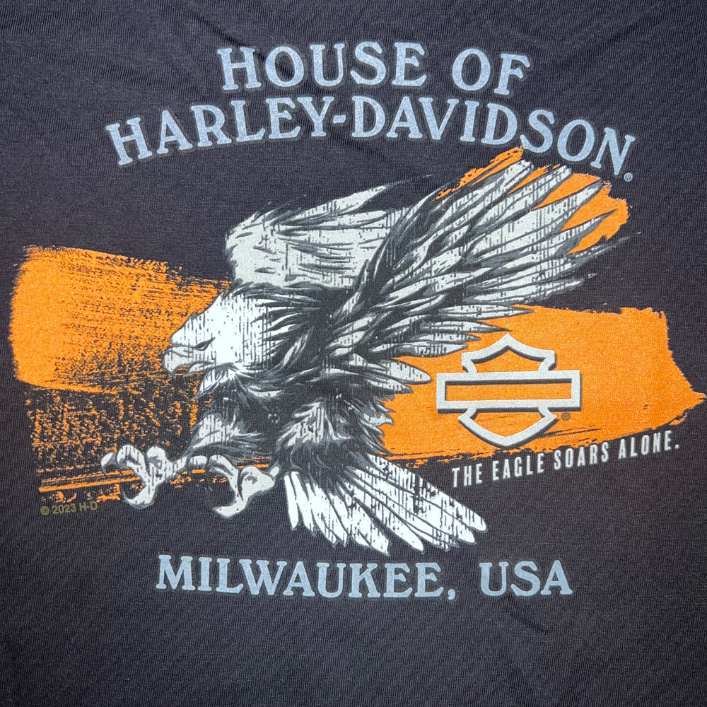 Harley-Davidson® Men's 1903 Flag Short Sleeve T-Shirt | Heather Grey
