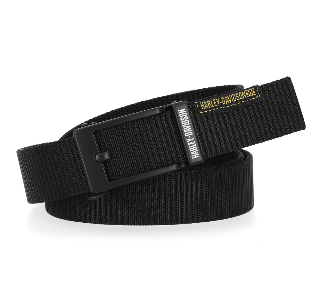 Harley-Davidson® Men's Ratchet Buckle Belt | Black